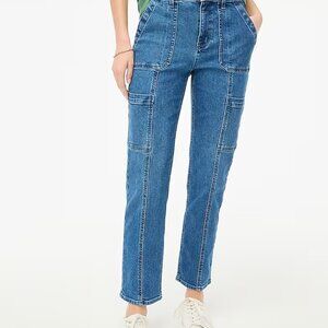 J. Crew Premium Edition straight-leg cargo jean Size 26 NWT